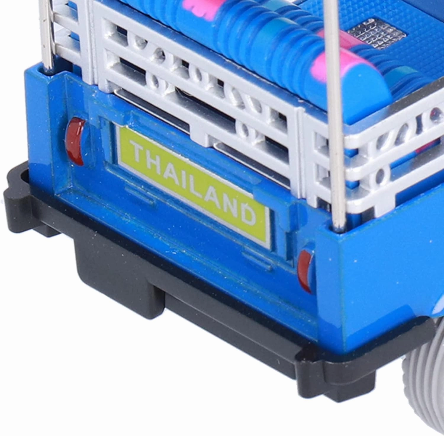 Pull Back Thai Tricycle Toy, High Simulation Alloy Tuk Tuk Car Model Toy for Children Gifts