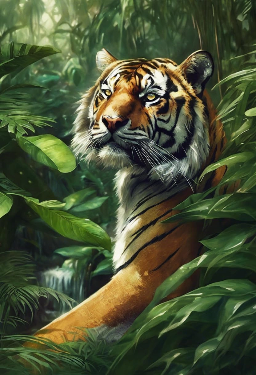 Puzzles for Adults 1000 Pieces, Impossible Hard Difficult Challenging Puzzles for Adults,Families Tigers in The Jungle Challenging Puzzle Perfect for Game Nights