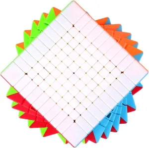 QIYI 10x10 Stickerless Bright Magic Cube 10x10x10 Speed Cube Puzzle Game Toys