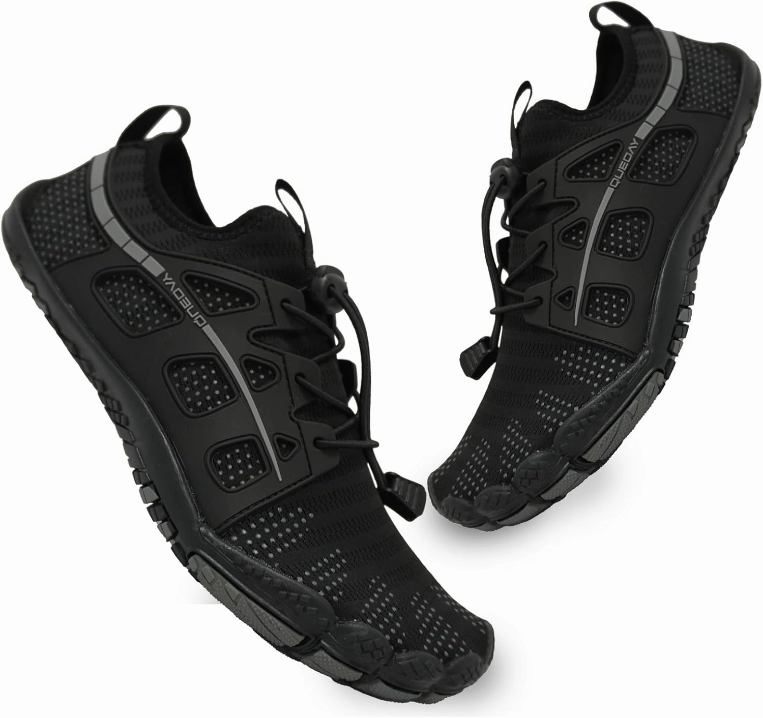 Queday Water Shoes for Women Men Quick Dry Barefoot Shoes Athletic Lightweight Sports Aqua Socks Outdoor Swim Fishing Hiking Diving Surf Walking Kayaking