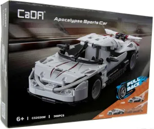 Race Car Building Toys - Pull Back 368Pcs Apocalypse Sport Car Building Brick Kit for 6 7 8 9 10   Years Old Boys Kids Birthday Gifts, STEM Toy Racing Car Building Block Set