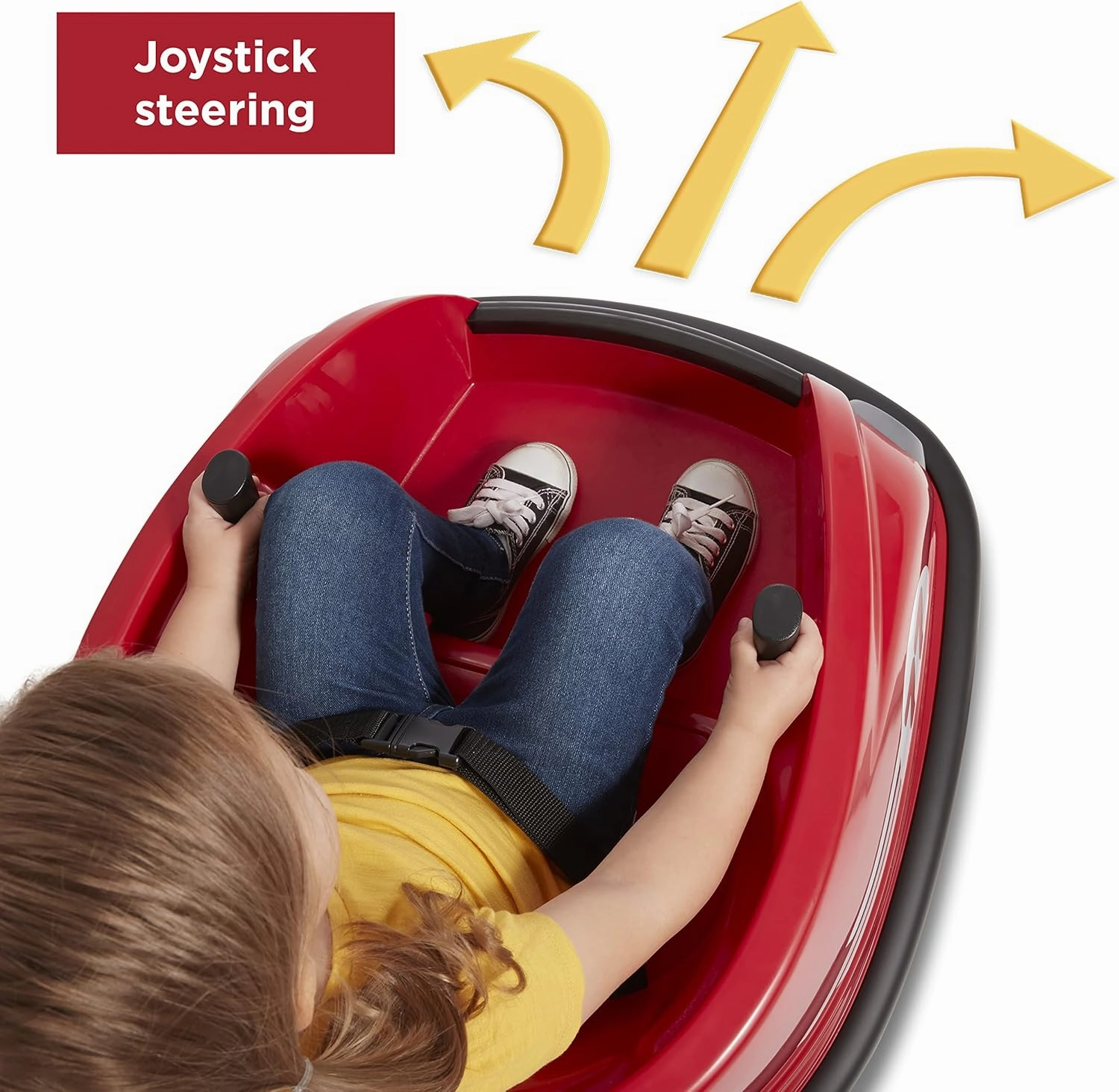 Radio Flyer 6V Battery Powered Bumper Car, Electric Ride On with Remote, Toddler Ride On Toy for Ages 1.5  Years