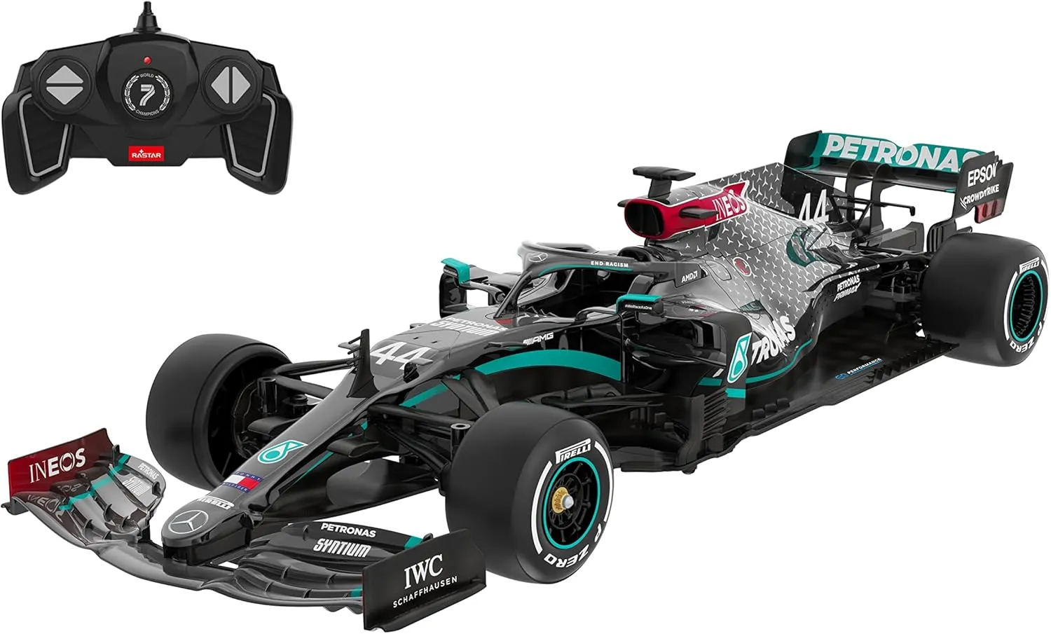 RASTAR RC Car 1/18 Scale 2.4Ghz Mercedes-AMG F1 W11 EQ Performance Officially Licensed RC Series Radio Remote Control Car