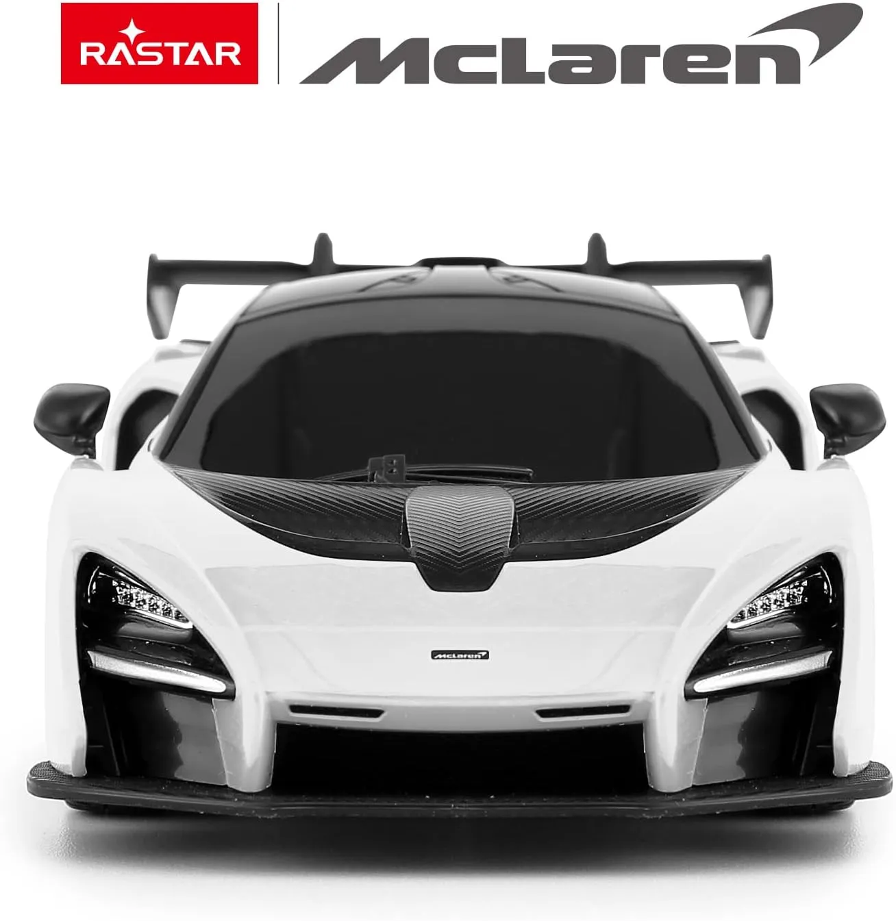 RASTAR RC Toy, McLaren Senna 1:24 Remote Control RC Car, McLaren Toy Car for Boys - White