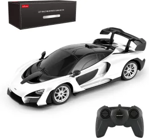 RASTAR RC Toy, McLaren Senna 1:24 Remote Control RC Car, McLaren Toy Car for Boys - White
