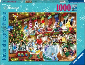 Ravensburger Disney Snow Globes Jigsaw Puzzle - 1000 Piece, Adult Friendly | Unique Softclick Technology | Vibrant & Matte Finish
