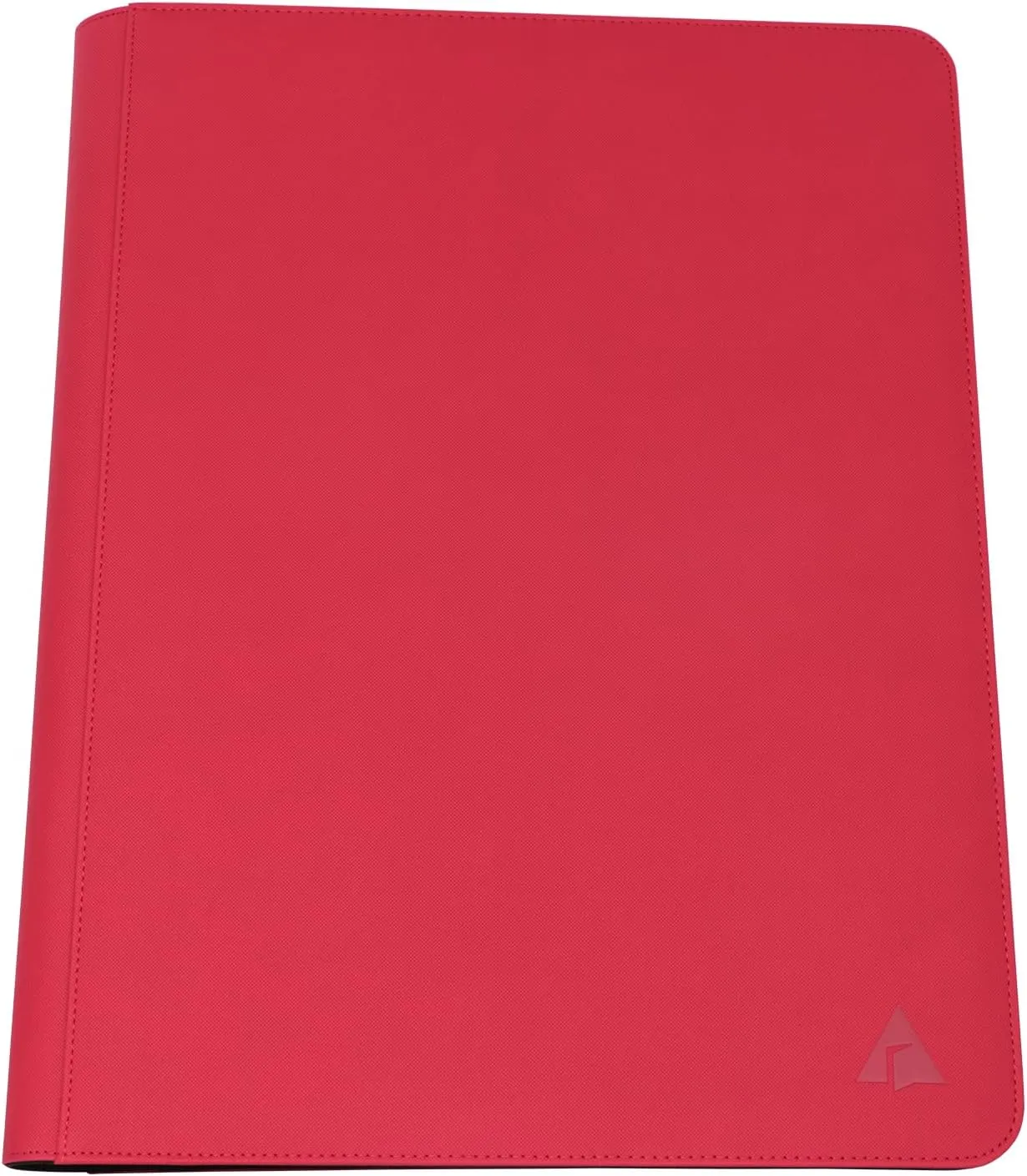 Rayvol 16-Pocket Toploader Binder, Holds 512 Toploaders 16 Pocket Top Loader Card Storage Case, 500   Ringless Double-Sided Pockets for Cards in 3 x 4'' Toploaders -Red