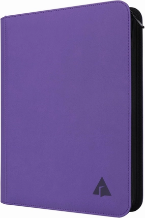 Rayvol Premium 9-Pocket Card Binder - Fits 828 Trading Cards, Side Loading Ringless Card Collection Album for TCG and Sports Cards -Violet