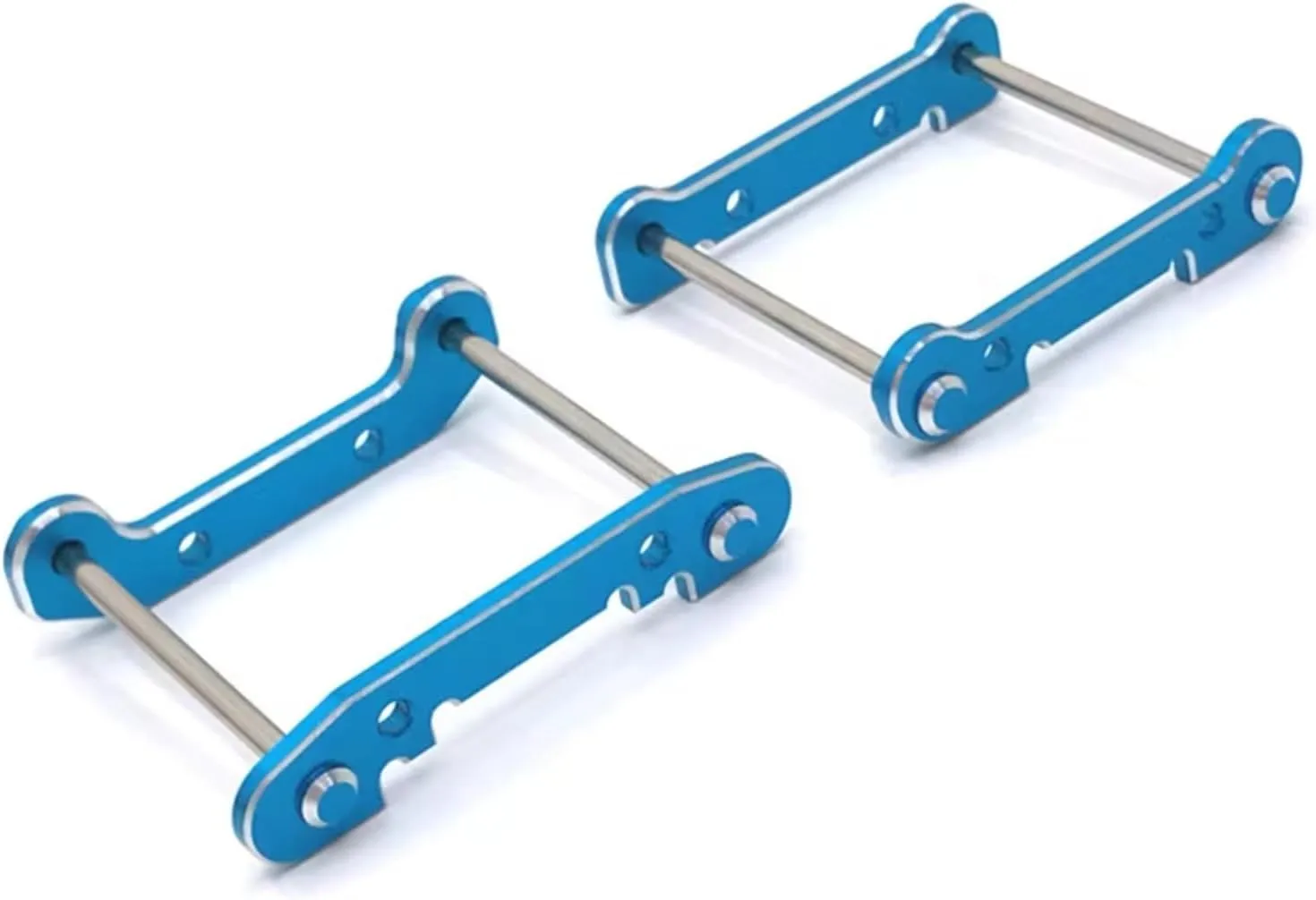 RC Car Accessories Compatible with Wltoys 144001 144002 144010 124018 124019 124017 124016 RC Cars Upgrade Parts Metal Front Rear for Swing Arm Mounts(Blue)