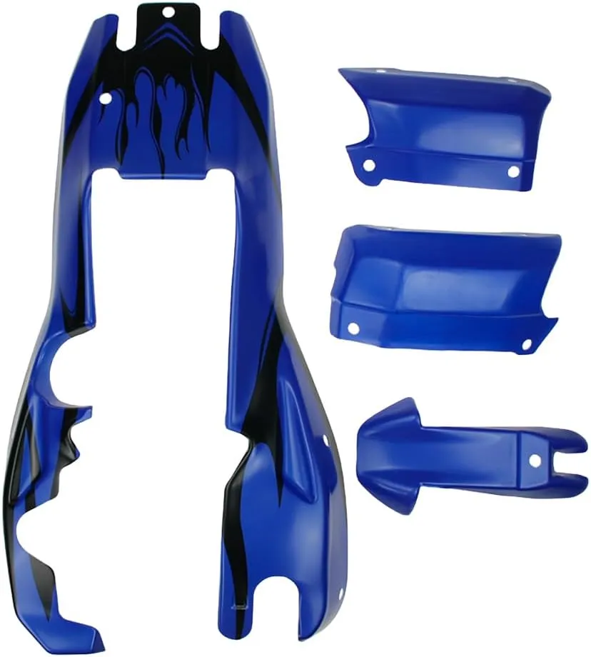 Rc Car Body Shell Wear Car Body Cover for 1/5 HPI Rofun BAHA Kingmotor Rovan Baja 5B Truck Parts (Blue)