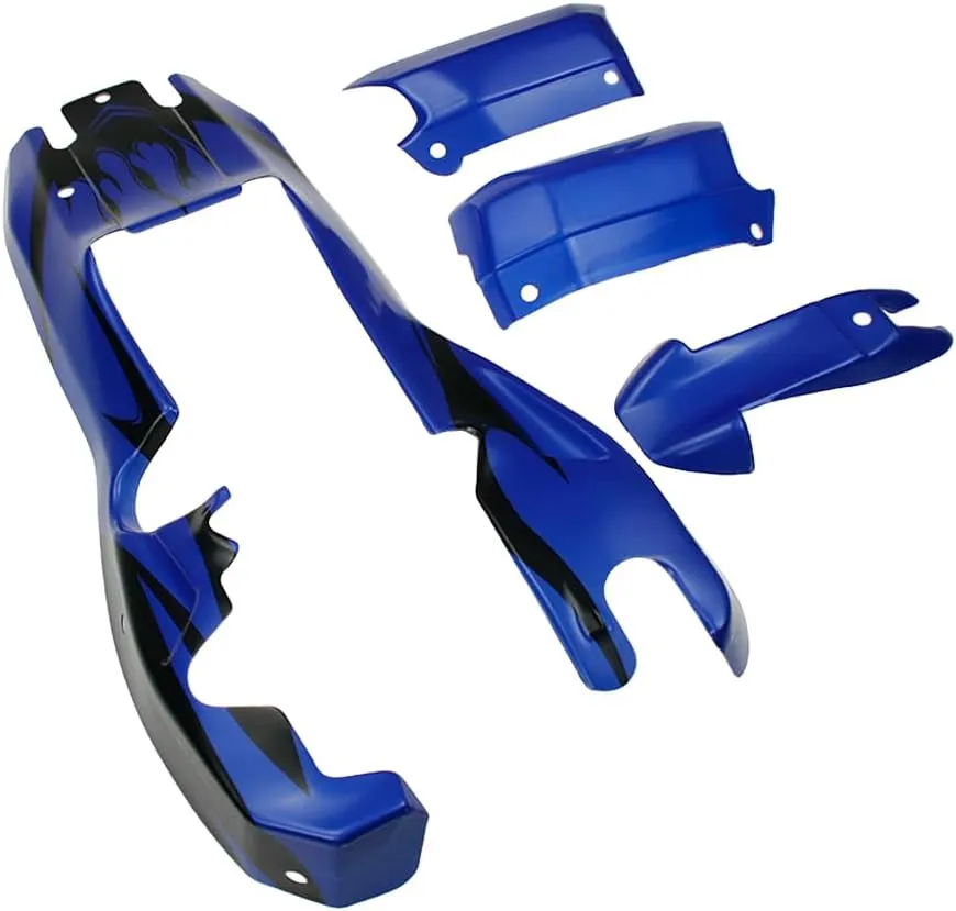 Rc Car Body Shell Wear Car Body Cover for 1/5 HPI Rofun BAHA Kingmotor Rovan Baja 5B Truck Parts (Blue)
