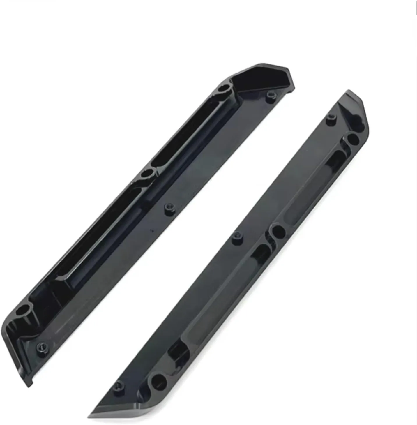 RC Car DIY Parts for WLtoys 124016 124017 124018 124019 124007 Metal for Chassis for Edge Protection RC Crawler Car Truck for Buggy Upgrade Parts(Black)