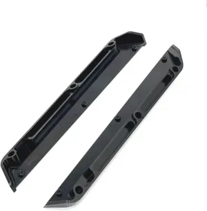 RC Car DIY Parts for WLtoys 124016 124017 124018 124019 124007 Metal for Chassis for Edge Protection RC Crawler Car Truck for Buggy Upgrade Parts(Black)