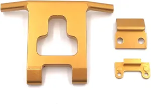 RC Car DIY Parts for WLtoys 124016 124018 1/12 Metal Upgrade Modification Parts Front Fender Front Guard Remote Control Crawler Car Upgrade Parts Accessories(Yellow)