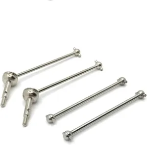 RC Car DIY Parts for WLtoys 144010 144001 144002 124016 124017 124018 124019 Metal Front and Rear Drive Shaft Remote Control Crawler Vehicle Upgrade Parts