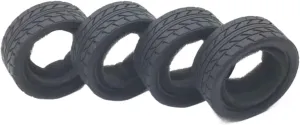 RC Car DIY Parts for Wltoys A949 A959 A969 A979 K929 1/18 Soft Rubber Tyre Set Tyre with Tread Pattern Model Crawler RC Car Wheel Tires