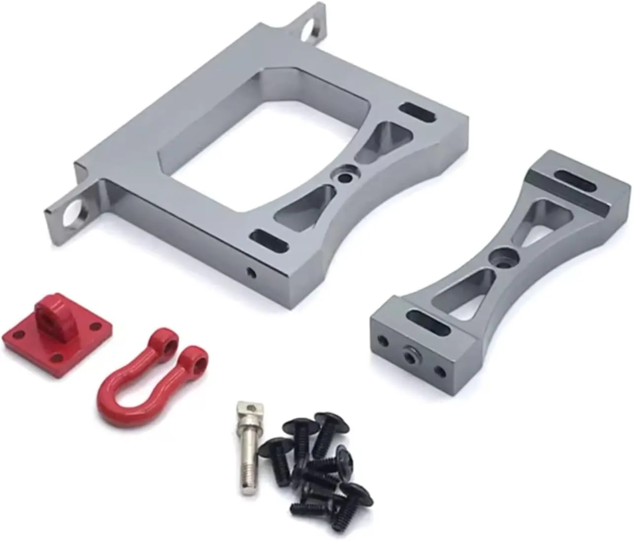 RC Car DIY Parts for WPL for HengLong for JJRC for FeiYu C14 C24 C34 C44 B14 B16 B24 B36 Metal Rear Bumper Cross Member RC Car Upgrade Parts