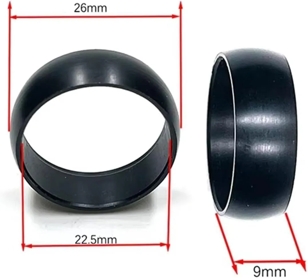 RC Car Parts Compatible with Wltoys 284131 K969 K979 K989 for Kyosho for Mini-Z 1/28 RC Car Parts 26.5Mm Hard Drift Metal Wheel Rim Tyres(Blue)