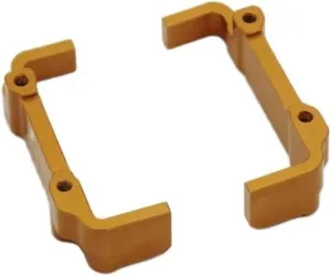 RC Car Upgrade Part for Wltoys 144001 144010 144016 144018 124016 124017 124018 124019 RC Remote Control Car Metal Upgrade Battery Fastens(Yellow)