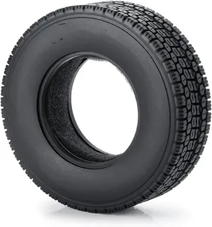 Rc Car Wheel Rim Tire Compatible with Tamiya for LMT 4WD 1:14 RC Trailer Tractor Truck RC Upgrade Parts Front&Rear Rubber Tyres Wheel Rims Tires 25/22.5MM(1PCS 25)