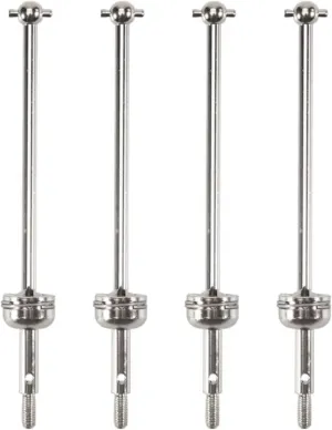 RC Drive Shaft Compatible with Wltoys 144001 1/14 RC 4WD Car Vehicle Models Upgrade Parts 144001-1315 4PCS Metal Front Wheel Drive Shaft