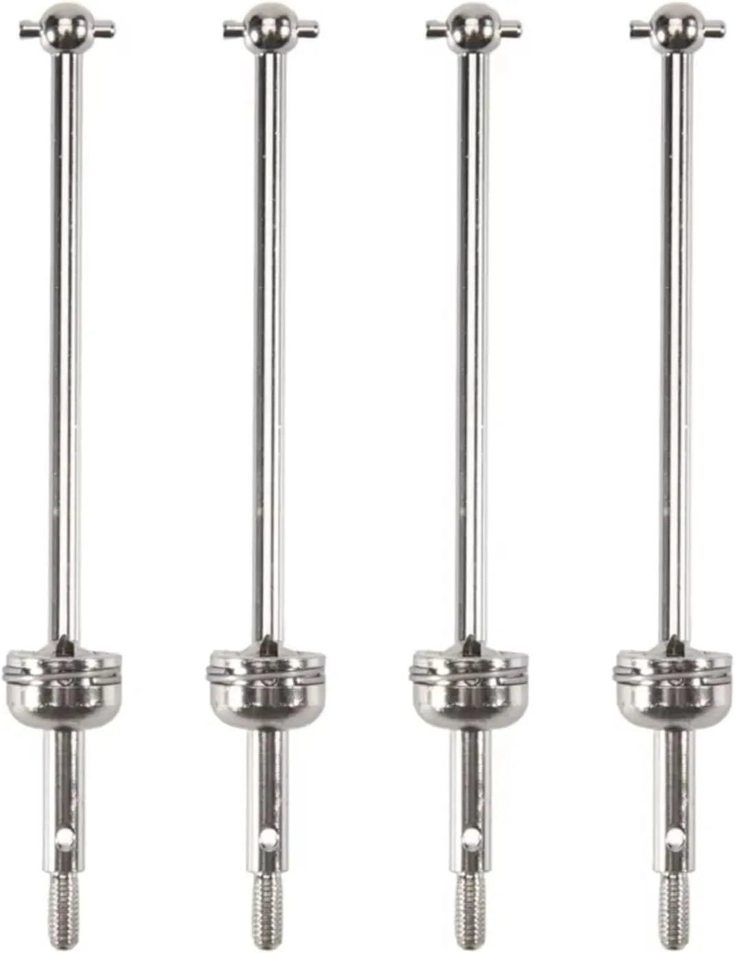 RC Drive Shaft Compatible with Wltoys 144001 1/14 RC 4WD Car Vehicle Models Upgrade Parts 144001-1315 4PCS Metal Front Wheel Drive Shaft
