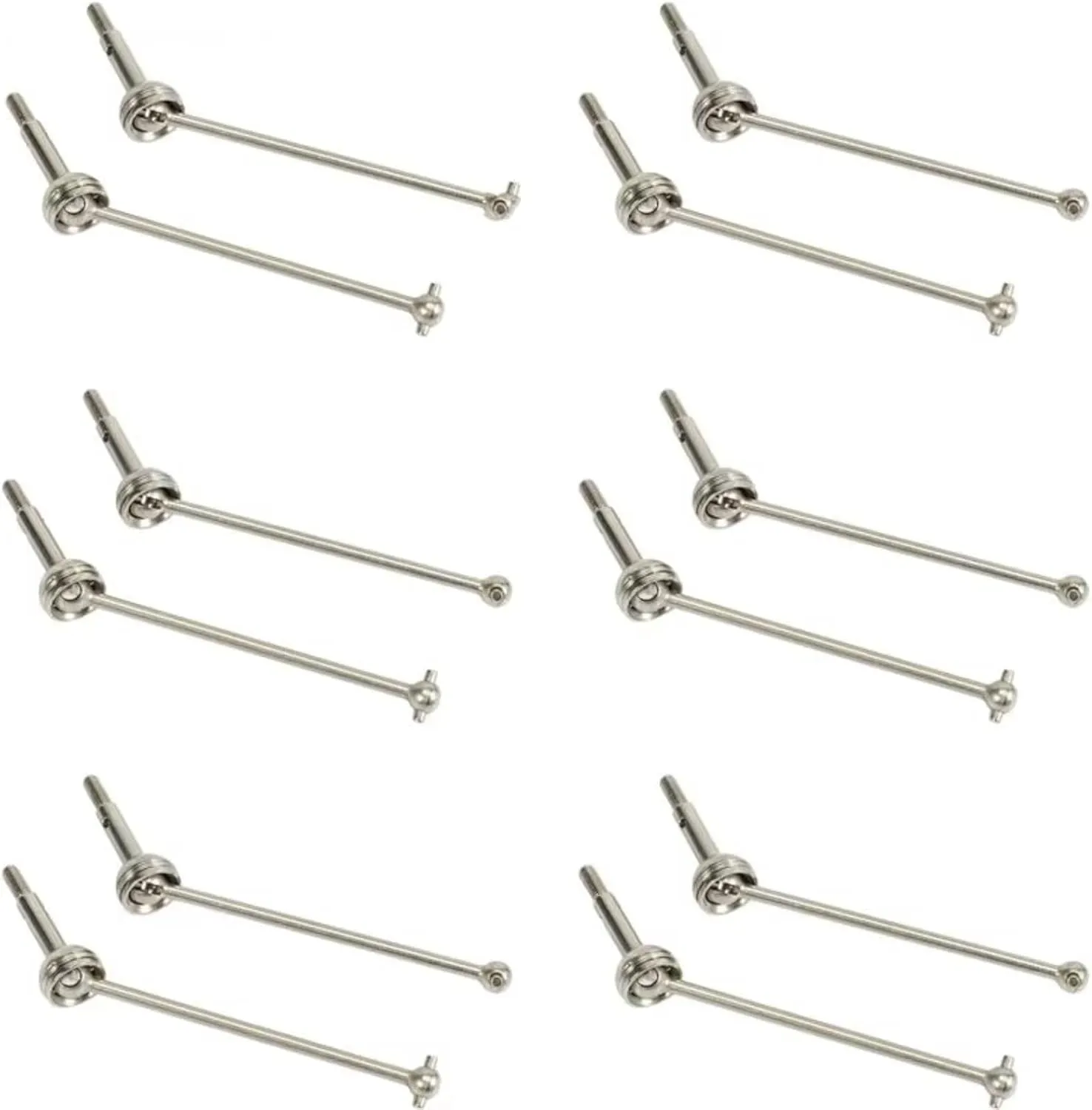 RC Drive Shaft Compatible with Wltoys 144001 1/14 RC Drift for Racing Car Upgrade Parts Accessories 12Pcs Metal for Universal Drive Shaft