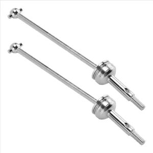 RC Drive Shaft Compatible with Wltoys 144001 1/14 RC Drift for Racing Car Upgrade Parts Accessories 2Pcs Metal for Universal Drive Shaft
