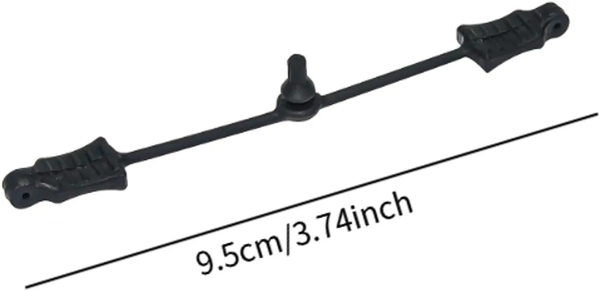 RC Rubber Retainer Pull Tabs Parallel Rubber Strips Replace Utility Wear Resistant High Performance RC Car Attachments, 30 Pieces
