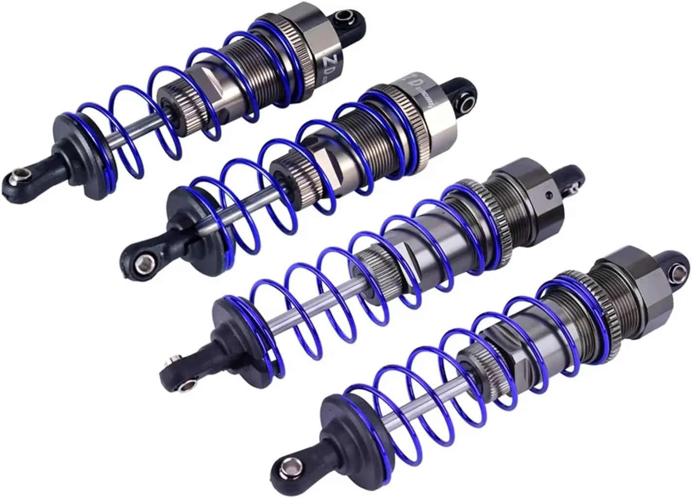 Rc Shock Absorber For Axial For Redcat 1/10 Shock Absorber 92mm Front & 105mm Rear Oil Damper Absorber Damper Suspension RC Car Truck Crawler Parts Replacement(4pcs Front Rear)