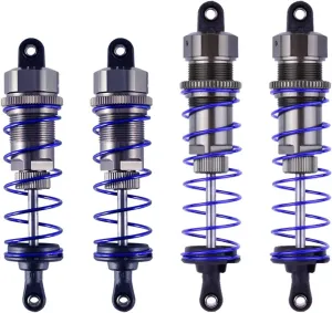 Rc Shock Absorber For Axial For Redcat 1/10 Shock Absorber 92mm Front & 105mm Rear Oil Damper Absorber Damper Suspension RC Car Truck Crawler Parts Replacement(4pcs Front Rear)