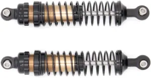 Rc Shock Absorber For Axial For SCX10 CC01 1/10 2pcs 90mm Black Metal Shock Absorber RC Tracked Vehicle Car Parts Accessories Upgrade Replacement And Use