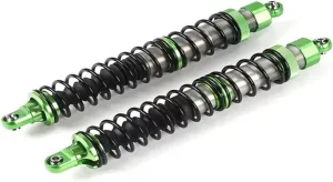Rc Shock Absorber For HPI Baja5B 5T For Rofun 1/5 2pcs Aluminum 8mm Rear Shock Absorber Green Rc Car Tracked Vehicle Parts And Accessories Upgrade Replacement Use