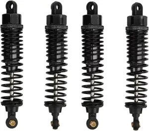 Rc Shock Absorber For HSP For HPI 1/10 4pcs 68mm/98mm /108mm Aluminum Shocks Absorbers Damper RC Car On-Road Monster Truck Off Road For Buggy Parts Replacement(Black,108mm)