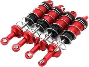 Rc Shock Absorber For MJX For Hyper Go 16207 16208 16209 16210 H16 4pcs Metal Shock Absorber RC Car Tracked Vehicle Parts And Accessories Upgrade Replacement Use