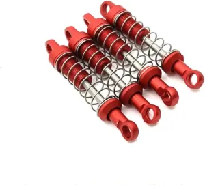 Rc Shock Absorber For Mn For Mn99s For Mn98 1:12 4pcs Metal Shock Absorber Rc Car Off-road Vehicle Tracked Vehicle Parts And Accessories Upgrade Replacement Use