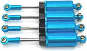 Rc Shock Absorber For Scy 16101/2-pro 4pcs Metal Shock Absorber Rc Car Tracked Vehicle Off-road Vehicle Parts And Accessories Upgrade Replacement And Use
