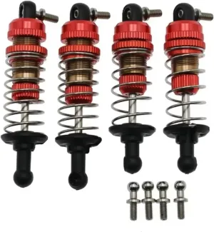 Rc Shock Absorber For Sg1603 For Sg1604 For Sg1605 Sg1606 For Udirc Ud1601 Ud1602 Ud1603 Ud1604 1/16 4Pcs Metal Oil Shock Absorber RC Car Upgrade Parts Replacement