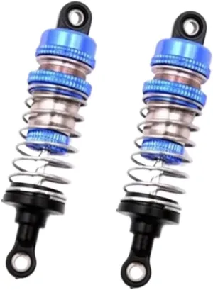 Rc Shock Absorber For WLtoys 124007 124016 124017 1/12 2pcs Metal Shock Absorber Rc Car Tracked Vehicle Parts And Accessories Upgrade Replacement And Use(2019x2 124017)