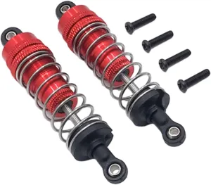 Rc Shock Absorber For Wltoys 144001 144010 2pcs Metal Shock Absorber RC Car Off-road Vehicle Tracked Vehicle Parts And Accessories Upgrade Replacement Use