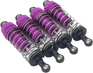Rc Shock Absorber For Wltoys 144010 144001 144002 124017-16-18 124019 4pcs Metal Shock Absorber Rc Car Parts And Accessories Upgrade Replacement And Use