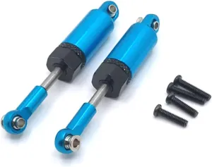 Rc Shock Absorber For WLtoys 184011 A949 A959 A969 A979 K929 Metal Front And Rear Hydraulic Shock Absorber RC Car Parts And Accessories Upgrade Replacement Use(Blue)