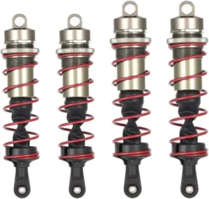 Rc Shock Absorber For ZD For Racing For HPI For Flux 107016 1/8 4Pcs Shock Absorber 120mm Front 140mm Rear Metal Damper Suspension RC Car Parts Upgrade Replacement