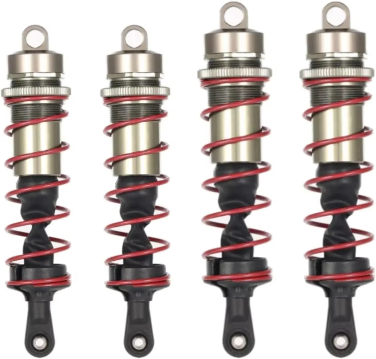 Rc Shock Absorber For ZD For Racing For HPI For Flux 107016 1/8 4Pcs Shock Absorber 120mm Front 140mm Rear Metal Damper Suspension RC Car Parts Upgrade Replacement