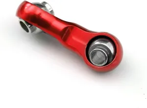 Rc Special Connecting Rod for Arrma for Granite for Grom for Typhon 1/18 7075 Metal Steering Drag Link Rod Pull ARA340201 RC Car Parts and Replacement and Use(Red)
