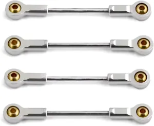 Rc Special Connecting Rod for Kyosho for MINI-Z 4x4 1/18 1/24 4pcs Metal for Chassis Suspension Link Rod Pull Rod RC Car Upgrade Parts Accessories Replacement Use
