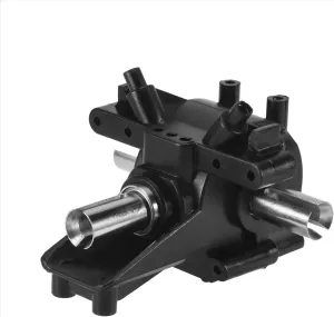 RC Transmission Gearbox Compatible with WLtoys 12428 12423 Metal Differential Wave Box Hydraulic Transmission Box RC Car Accessories Upgrade Parts