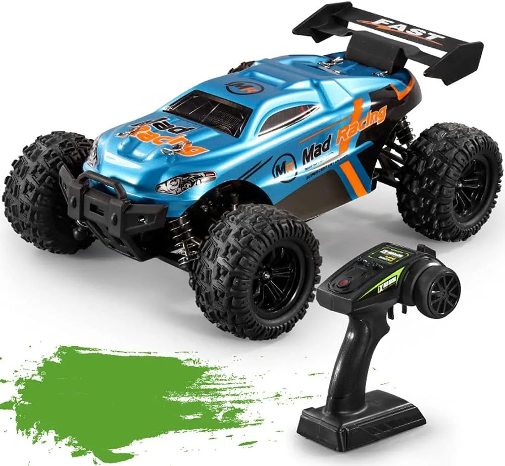 RC1:18 Full-Scale Drift Remote Control Car 2.4G Four-Wheel Drive High-Speed Racing Car 380 High-Speed Motor Suspension Shock 100 Meters Remote Control Distance Boy Toy Car Children Gift