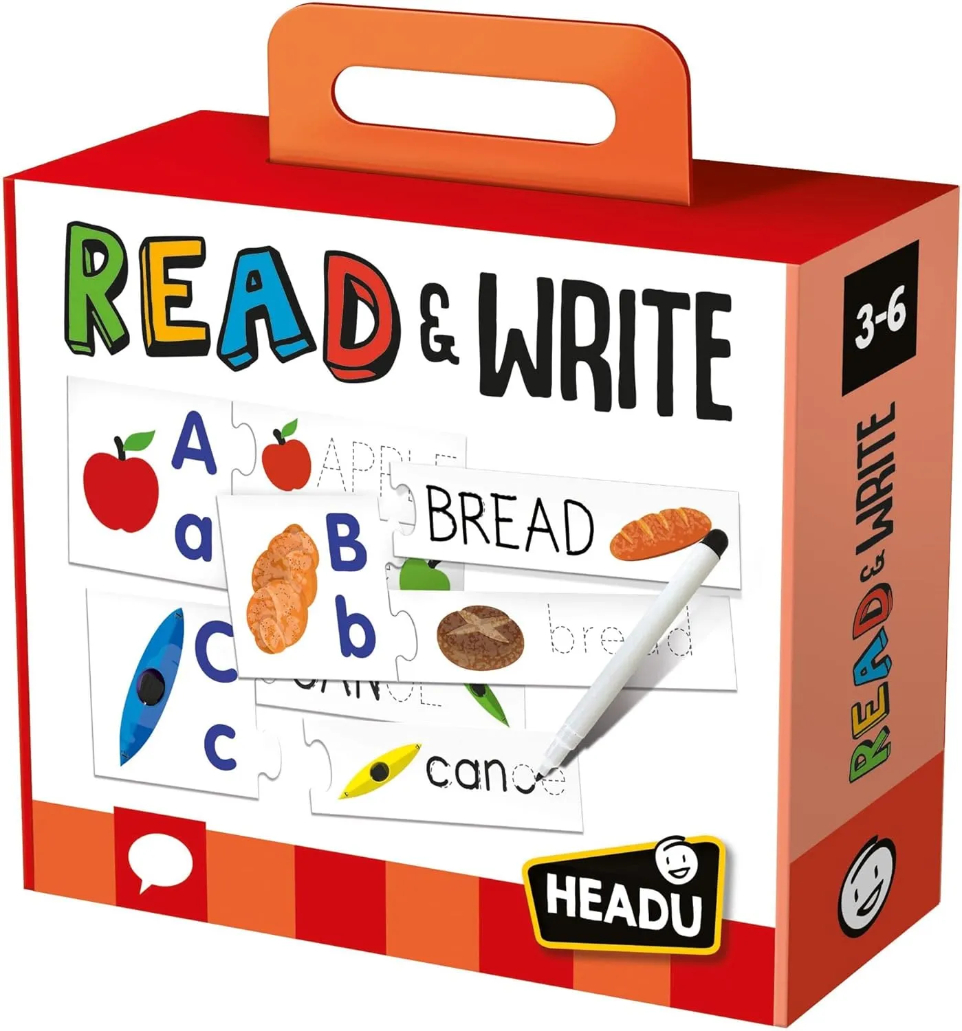 Read & Write – Preschool Learning Activities Ages 3-6, Educational Toys for 3 4 5 6 Year Old Boys Girls, Reusable Letter Tracing for Kids, Learn to Write, Kids Writing Practice, Teaching Games