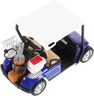 Realistic Golf Cart Model Diecast Desktop Golf Cart Ornament for Home Decor Simple Golf Cart Statue Golf Cart Crafts Golf for Enthusiasts